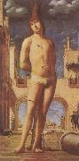 Antonello da Messina St Sebastian oil on canvas